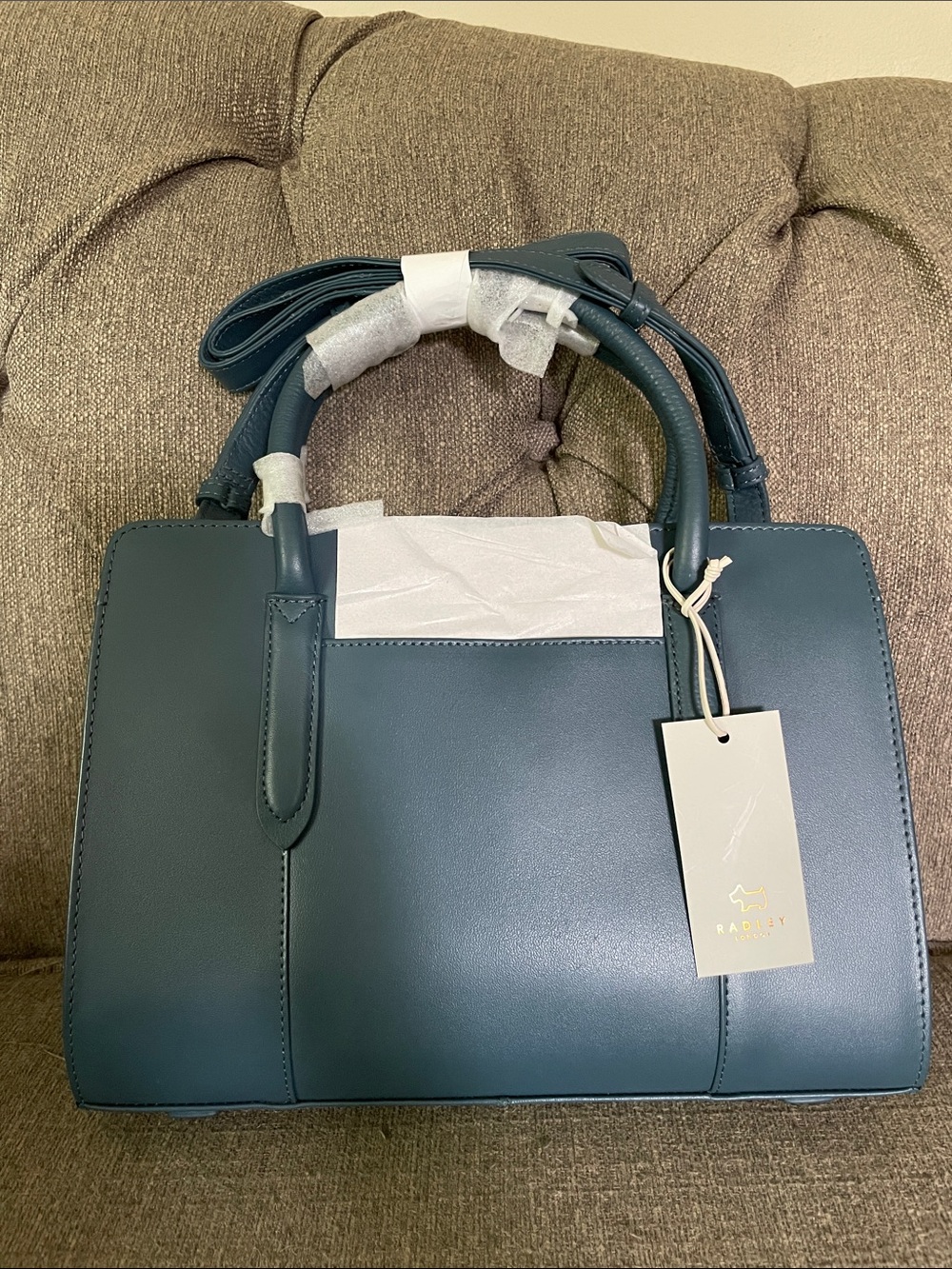RADLEY LONDON Liverpool Street Multiway Medium Satchel with Dog Charm - Picture 6 of 8